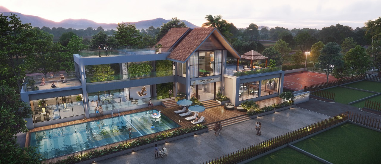 Club house and activity spaces